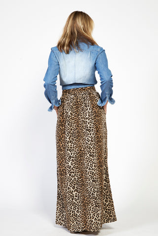 VISVIM Maxi Leopard Skirt