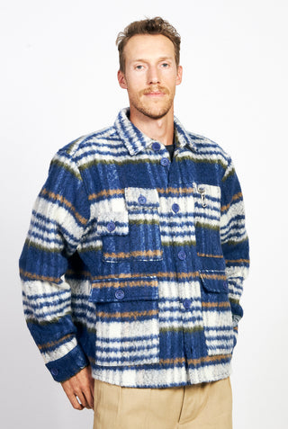 REESE COOPER Brushed  Wool Flannel Shirt