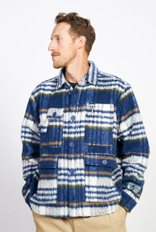 REESE COOPER Brushed  Wool Flannel Shirt