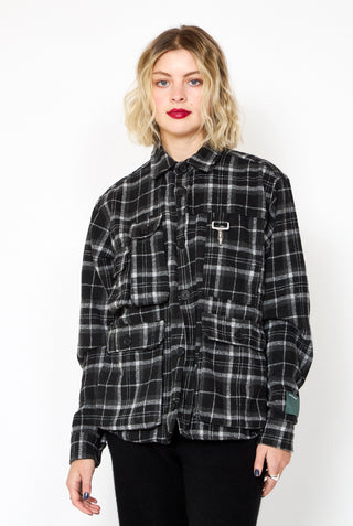 REESE COOPER Cargo Pocket Flannel Shirt