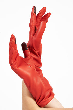 ARISTIDE Lambskin Long Leather Glove